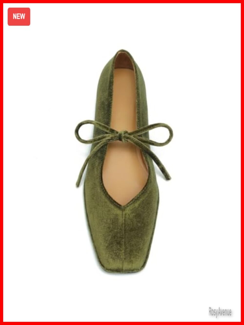 Womens Lace Up Square Toe Ballet Flats Slip On Comfortable Mary Jane Shoes